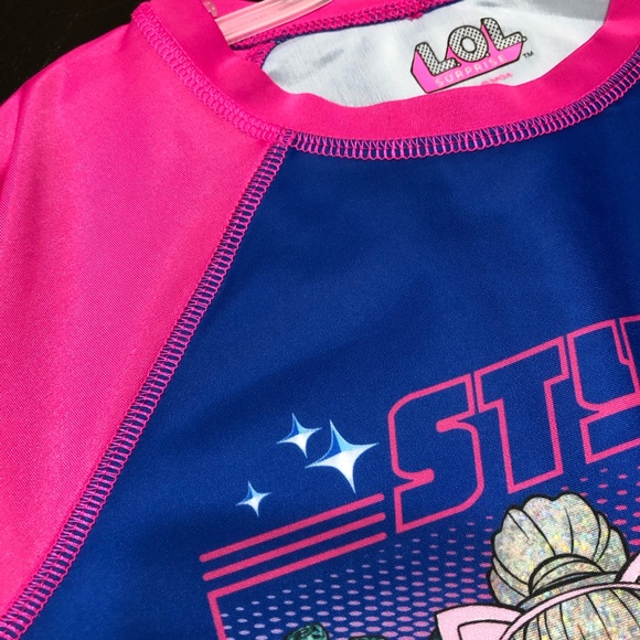 L.O.L. Surprise UPF Style Queens 2-Piece Metallic Swim Suit - Picture 9 of 14